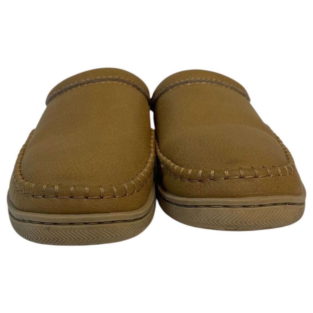 My Slippers Womens 6 All Season Leather Slip On Mules Shoes 74472-02 Brown - Picture 6 of 9